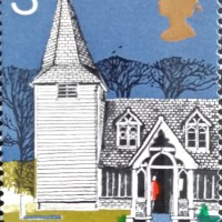 Stamps of English churches